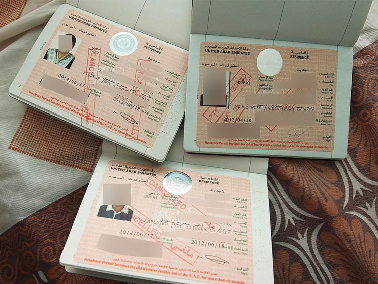 غرامات التأشيرات والإقامات في الإمارات