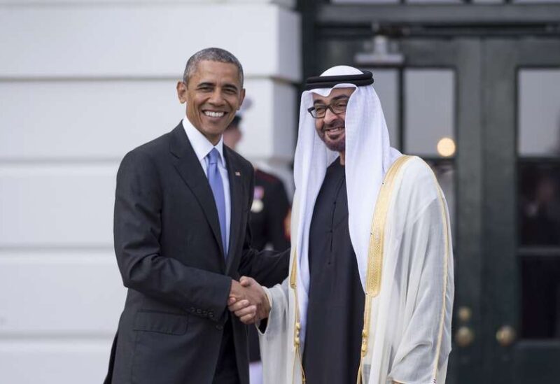 باراك أوباما ومحمد بن زايد