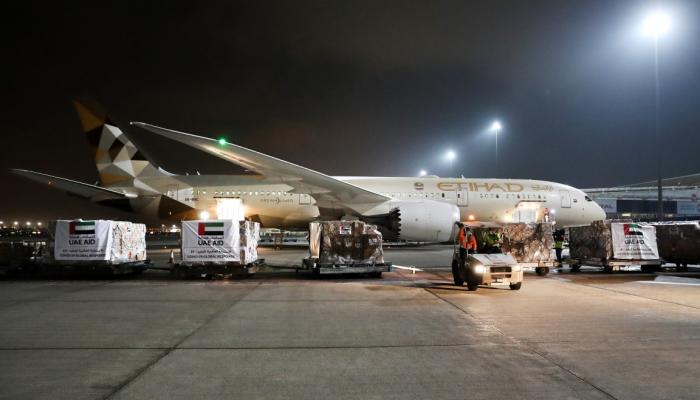 الإمارات ترسل طائرة مساعدات طبية تحمل 10 أطنان إلى موريتانيا