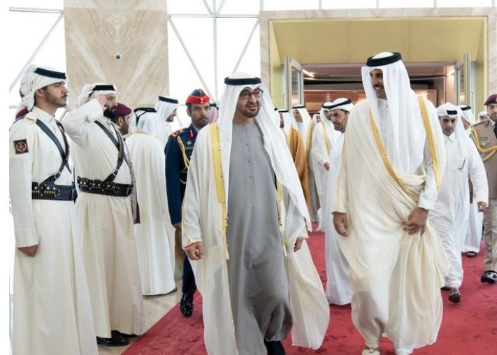 زيارة رئيس الدولة محمد بن زايد إلى قطر