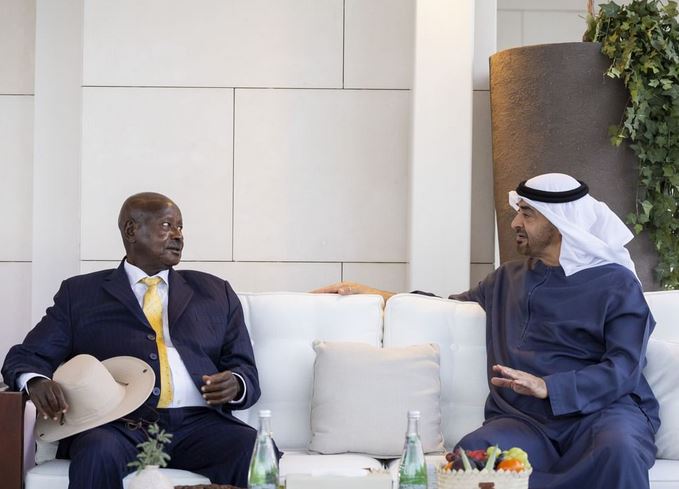 رئيس الإمارات ورئيس أوغندا