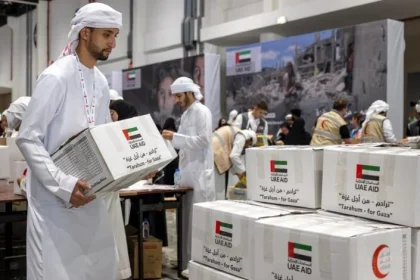 المساعدات الغذائية الرمضانية الإماراتية مستمرة إلى قطاع غزة