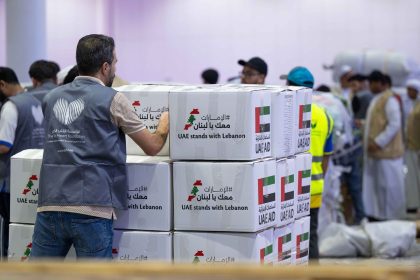 "الإمارات معك يا لبنان" في ضيافة رئيس الدولة وإشادة بالجهود الإنسانية