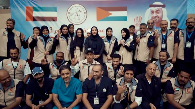 المستشفى الإماراتي في رفح يتعرض لأضرار جراء العمليات العسكرية